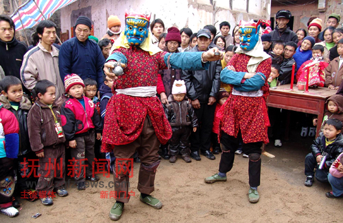 南丰石邮傩舞进世博